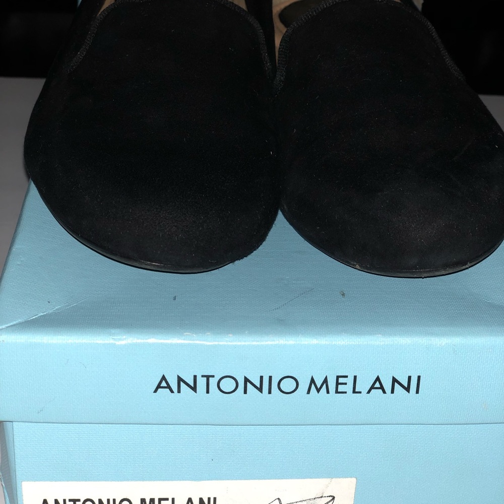 Black Suede Flats